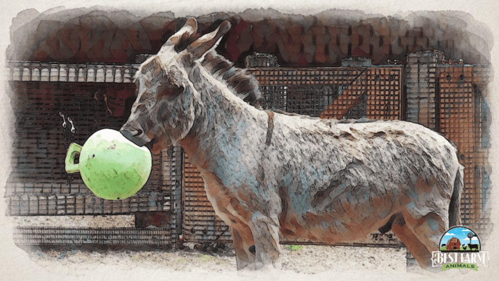 Toys donkeys love to play with balls