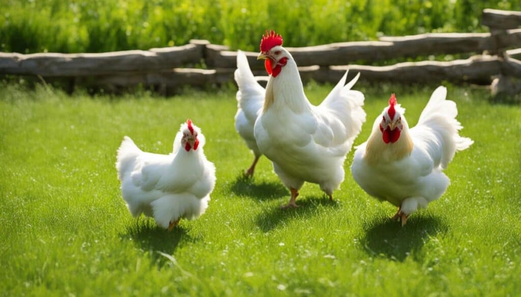 Cornish chickens happiness