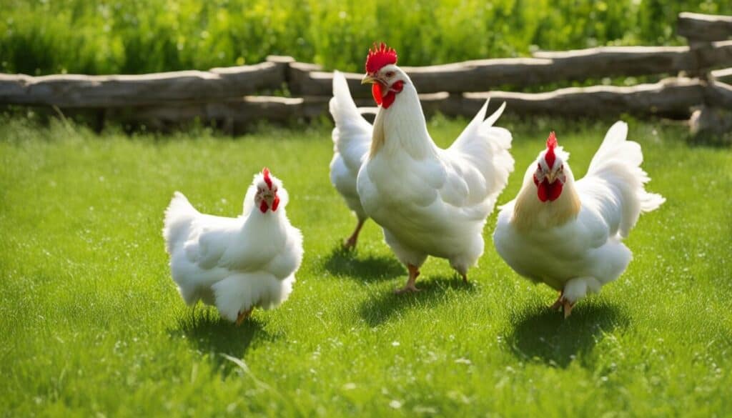 Cornish chickens happiness