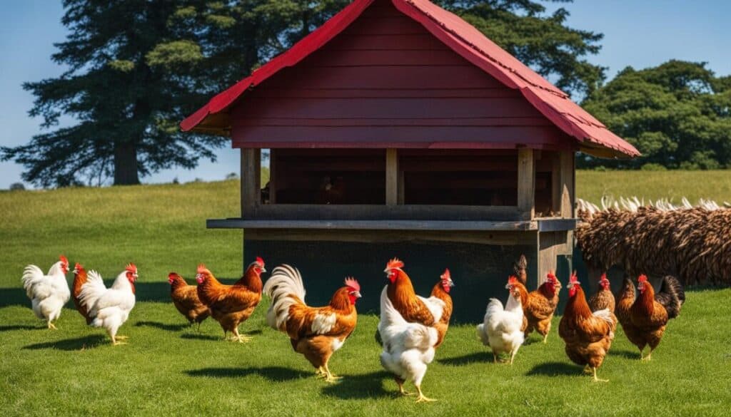 Houdan chickens