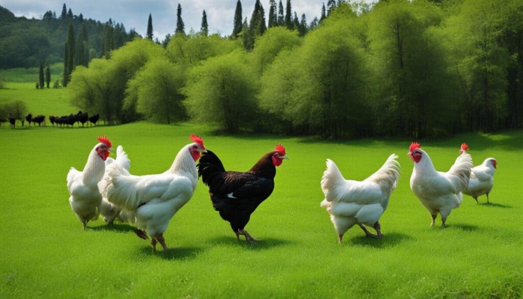 Naked Neck (Turken) chickens