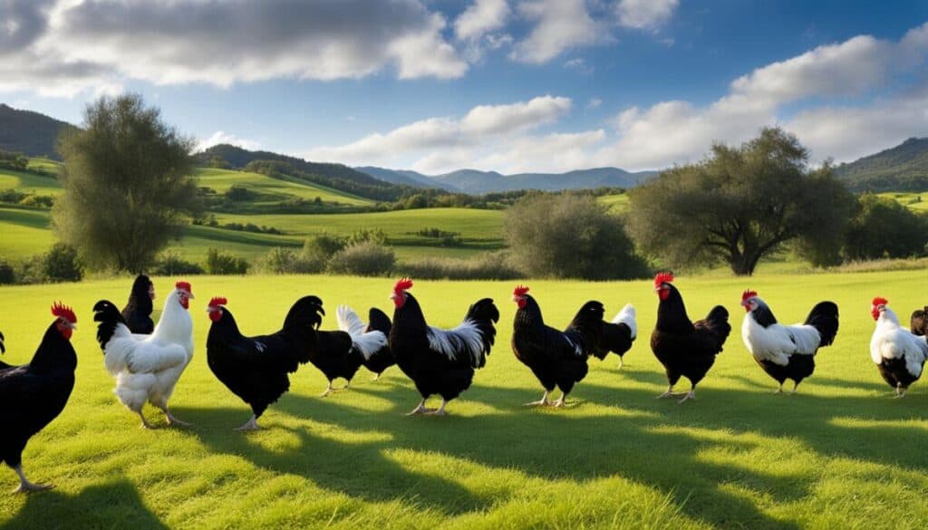organic Spanish chickens