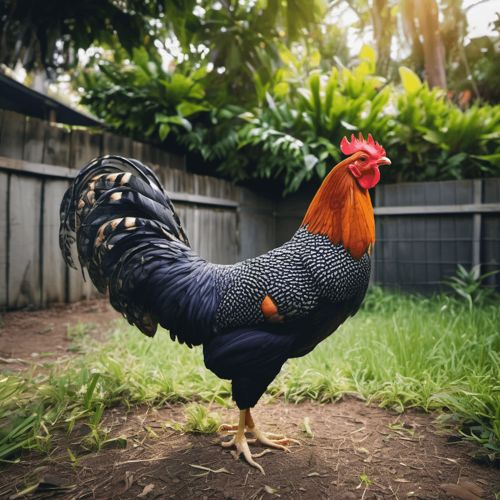 Sumatra chickens are beautiful (1)