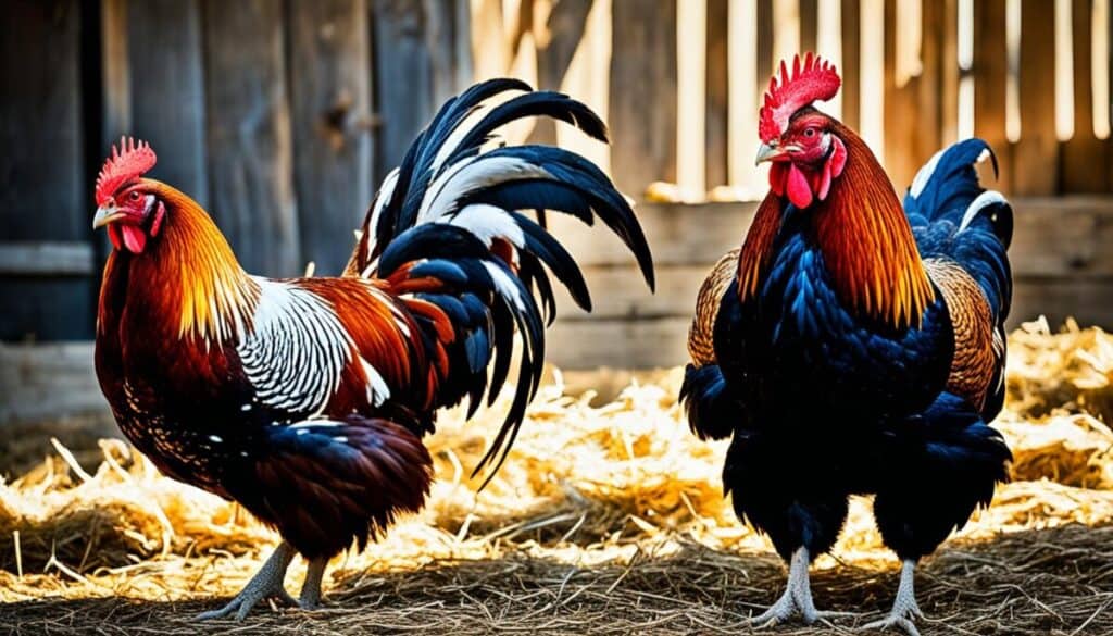 Indian Game Chickens