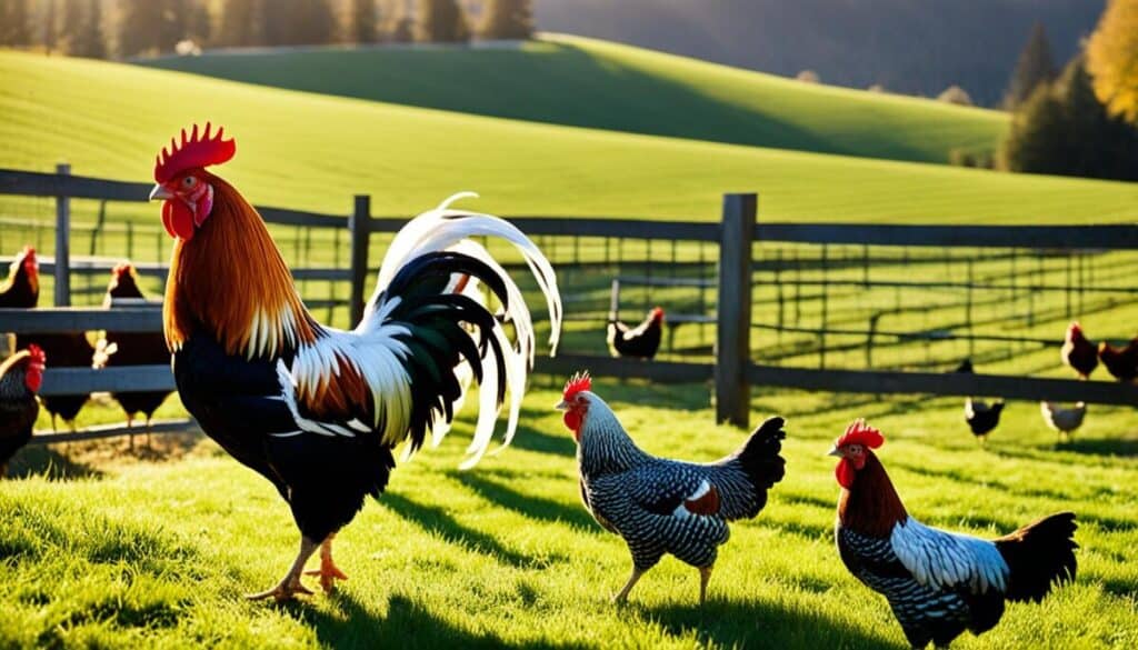 Pearl Star Leghorn Breed in chicken tractor