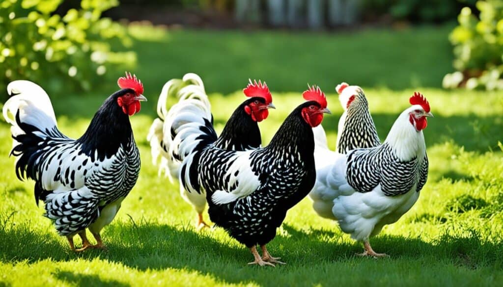 Sussex Bantam Chicken Breed Colors