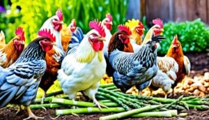 Backyard chickens diet