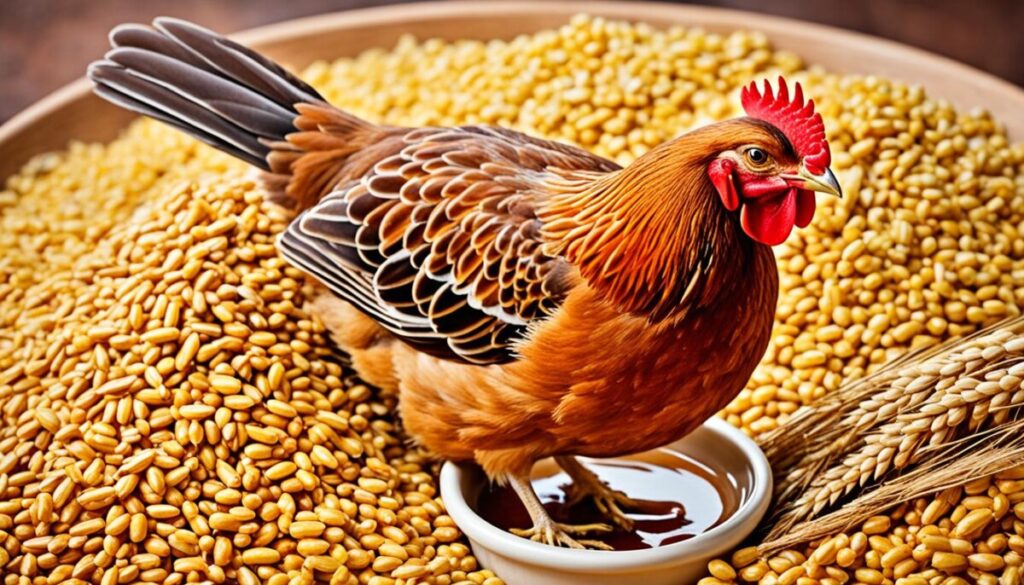 Chicken eating Chicken eating