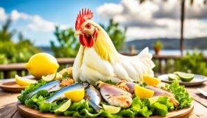 Fish for chickens