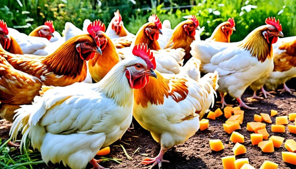 Signs of Overfeeding Chickens with Cantaloupe