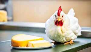 health risks of feeding cheese to chickens