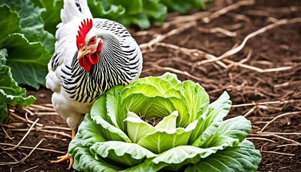 pinning guide to feeding chickens cabbage