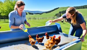 feeding chickens vinegar